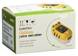 Contec Pulsoximeter für Kinder ab 10 kg mit Batterie geliefert