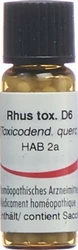 Omida Rhus toxicodendron Globuli 6 D