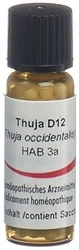 Omida Thuja Globuli 12 D