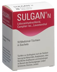 Sulgan-N Medizial-Tüchlei i Sachets