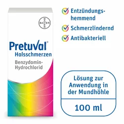 Pretuval Halsschmerzen Lösung