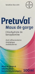 Pretuval Halsschmerzen Lösung