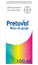 Pretuval Halsschmerzen Lösung