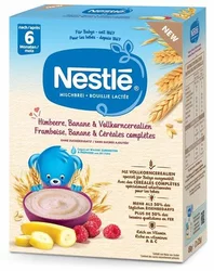 Nestlé Bouillie lactée framboise banane & céréales complètes 6 mois
