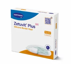 Zetuvit Plus Silicone Border Heel 25x25cm
