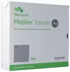 Mepilex Transfer Ag Drainageverband 7.5x8.5cm