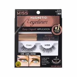 KISS Magnetic Eyeliner & Lash Kit Charm