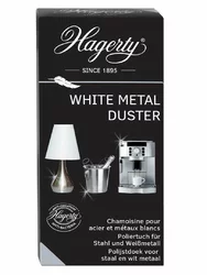 Hagerty White Metal Duster 55x36cm