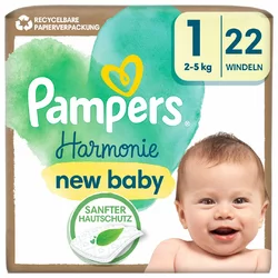 Pampers Harmonie Gr1 2-5kg Newborn Single Pack