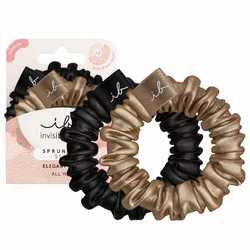 invisibobble élastique à cheveux slim sprunchie true golden
