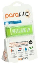 parakito bracelet adulte Never Give Up vert