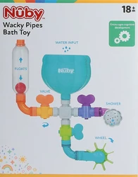Nûby Badespielzeug Wasserwerk beliebig zusammensteckbar