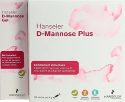Hänseler Kombi D-Mannose Plus + Gel 30 Sticks à 4g + 30ml