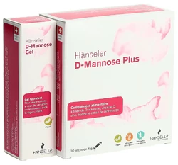 Hänseler Kombi D-Mannose Plus + Gel 30 Sticks à 4g + 30ml