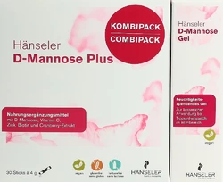 Hänseler Kombi D-Mannose Plus + Gel 30 Sticks à 4g + 30ml