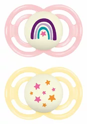 MAM Perfect Night lolette silicone 6-16 mois Girl
