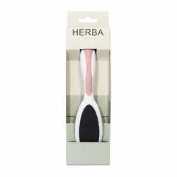 Herba Doppelfussfeile grob und fein Softtouch rosa