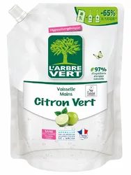 L'ARBRE VERT Refill Geschirrspülmittel Limette französisch