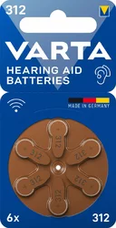 VARTA Hearing Aid Batterie 312