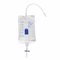 GHC Urinbeutel CAREFLOW 0.75l 10cm steril mit Ablass und Rücklaufventil Vliesbeschichtung