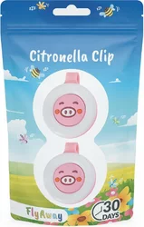 FLYAWAY Citronella-Clip Pig Duopack