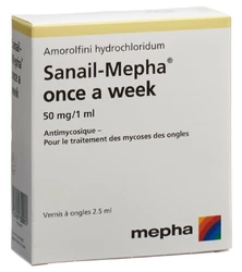 Sanail-Mepha once a week Nagellack 50 mg/ml