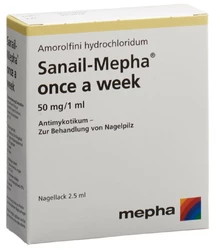 Sanail-Mepha once a week Nagellack 50 mg/ml