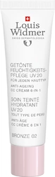 Louis Widmer getönte Feuchtigkeitspflege 02 bronze UV20 parfumiert