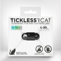 Tickless Mini Pet Cat Zecken- und Flohschutz schwarz