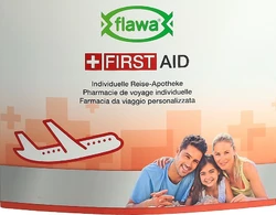 flawa Individuelle Reise-Apotheke gelb/grau