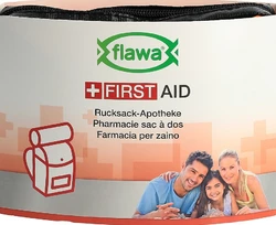flawa Rucksack-Apotheke orange/schwarz