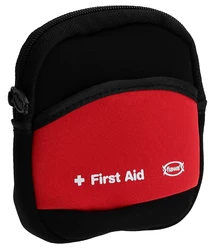 flawa Freizeit-Apotheke Neopren-Etui schwarz/rot