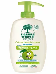 L'ARBRE VERT Flüssigseife Kinder Grüner Apfel französisch