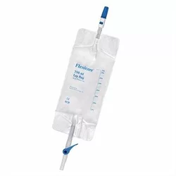 flexicare Urinbeutel 750ml 30cm mit Schwenkhahn steril