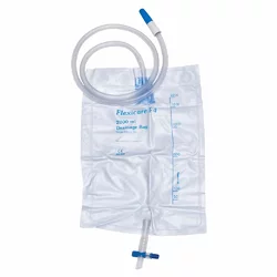 flexicare Urinbeutel 2000ml 100cm mit T-Hahn steril