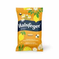 Halsfeger Kräuterbonbon Honig-Zitrone
