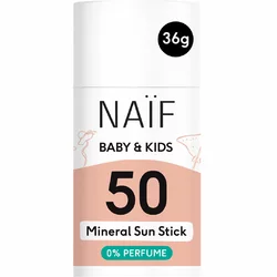 Naïf Baby & Kids Mineral Sun Stick ohne Parfum SPF50