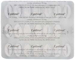 Cystinol überzogene Tablette