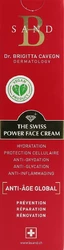 B SAND The Swiss Power Facecream anti-âge