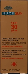 NUXE Sun Crème Visage Delic SPF30