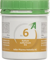 Adler Nr6 Kalium sulfuricum Tablette 6 D