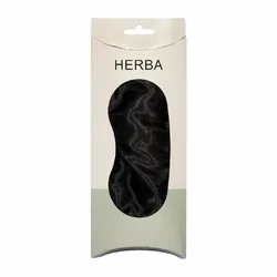 Herba masque de sommeil 21x9cm noir