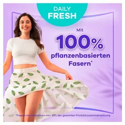 always Slipeinlage Daily Fresh mit 100% pflanzenbasierten Fasern Normal BigPack