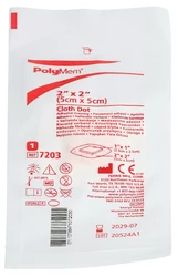 PolyMem Adhesive Dressing Cloth-Backed 5x5cm
