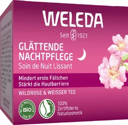 WELEDA Nachtpflege glättend Wildrose & weisser Tee
