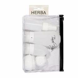 Herba Travel Bag Reise Necessaire Set weiss mit Ritter