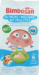 Bimbosan Bio-Getreide-Milchbrei mit Früchten