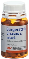 Burgerstein Vitamin C Ret Kaps 500 mg