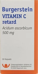 Burgerstein Vitamin C Ret Kaps 500 mg