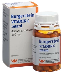 Burgerstein Vitamin C Ret Kaps 500 mg
